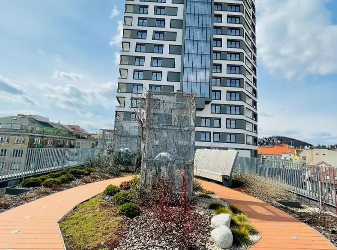 New Luxury Centre With Panoramic View, Free Parking Apartman Pozsony